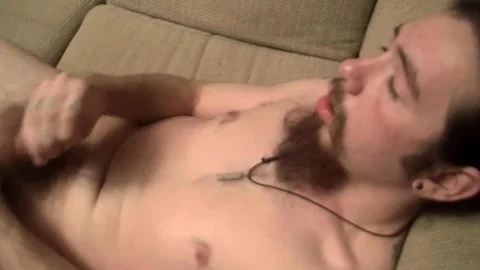 StraightNakedThugs.com: Hairy Stroker Samuel in Action