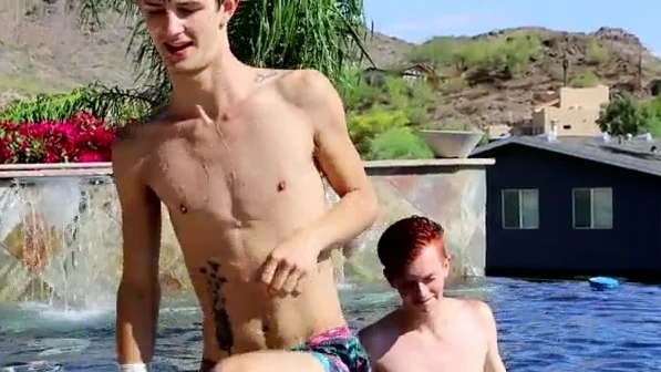 BareTwinks.com: Elijah and Jasper Get Dirty Poolside