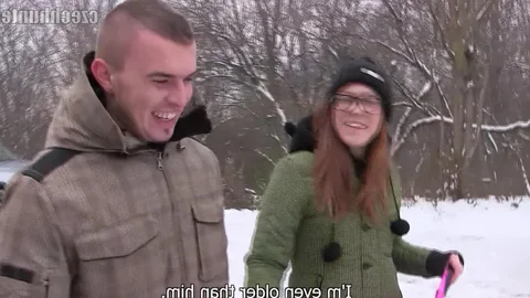 Czech Hunter: Winter's chill fuels passionate flames