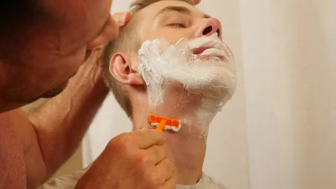 Daddy On Twink: Shaving, Showering, and So Much More
