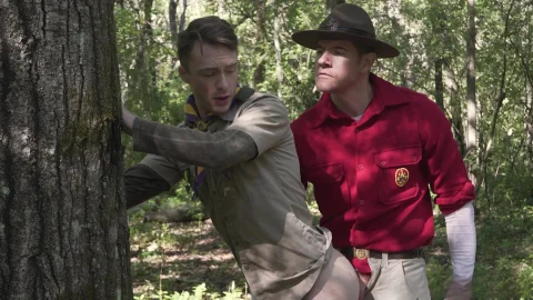 scoutboys: Bareback Blowjobs for Twinks by the Lake