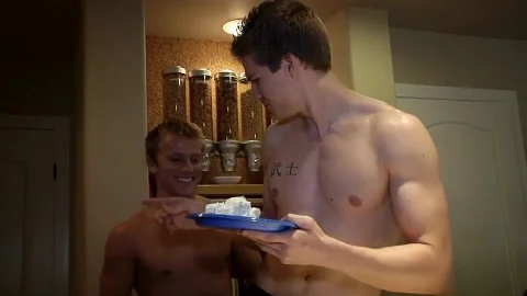 Corbin Fisher: Slapping It Against His Abs