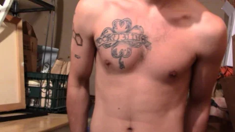StraightNakedThugs.com: Chad's Cock is Ready to Explode with Cum