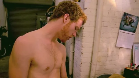 DirtyBoyVideo - Elijah gets his hairy big cock sucked