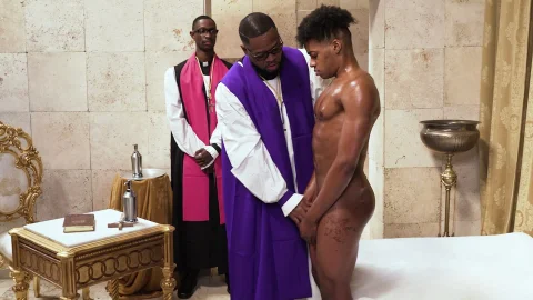 Raw Baptism For A Shy Church Boy