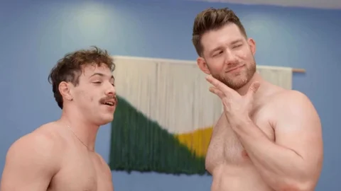 SeanCody: Muscled gay athlete Kyle missionary fucking