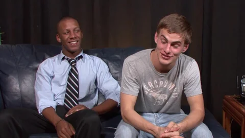 Interracial rimming session