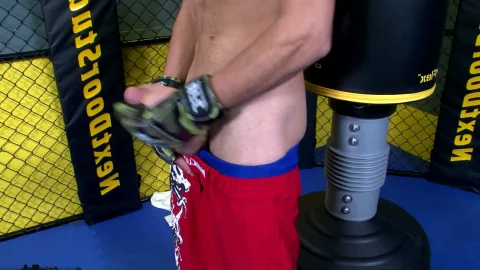 Next Door Male: Workout turns to a Wanking Session