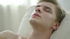 GoGayGuy - Blonde Slim Twink Using Dildo and Masturbates