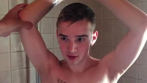 TXXXMStudios - Young Twink in Shower Blowbang Domination