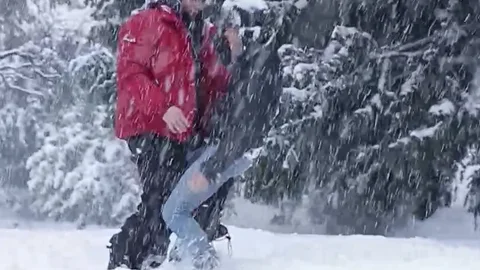Snowy Days with Studded Twinks